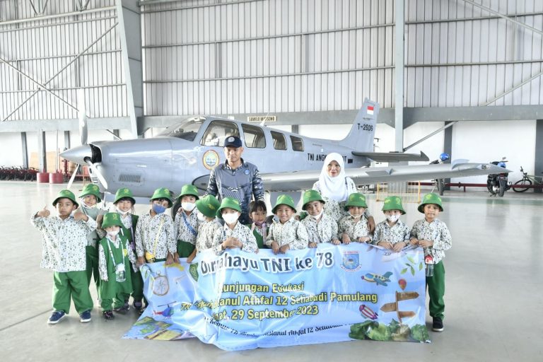 Kunjungan pendidikan ke Lanudal (TNI AL) pd.cabe jum’at 29/09/23